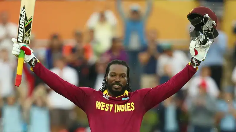 Chris Gayle 200 against ZIM