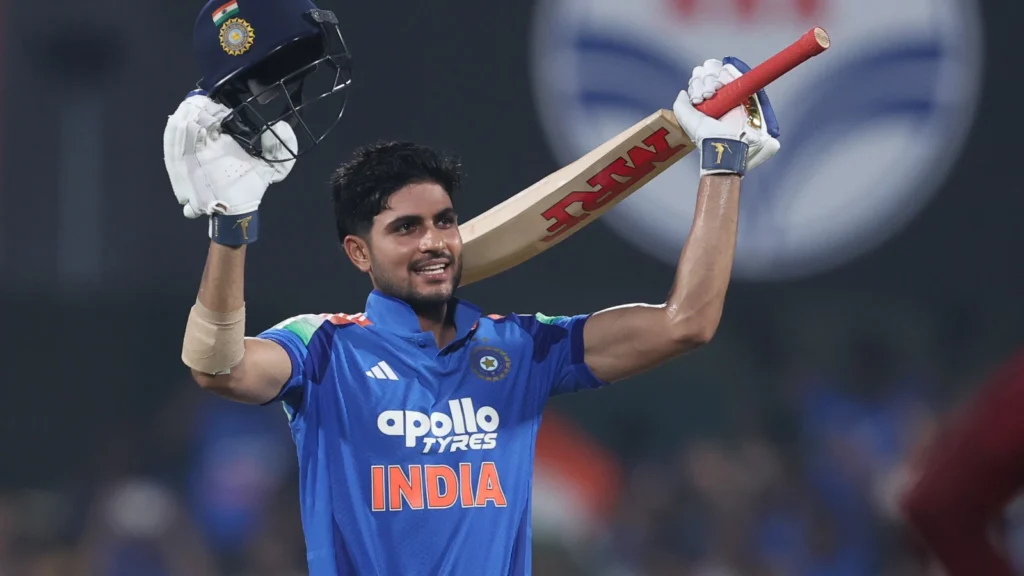 Shubman Gill 200 against WI