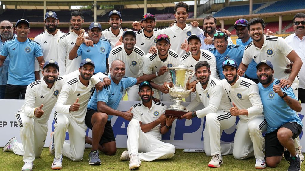 West Zone Winning Duleep Trophy 
